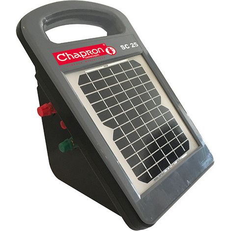 Poste électrificateur solaire SC25 tension 6200 v accu intégré