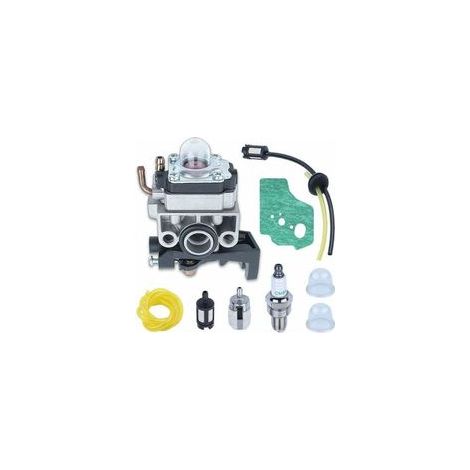 Vergaser-Reparatursatz für Honda GX25, GX35, FG110, HHT35 und HHT25 Motoren, bestehend aus Vergaser, Dichtung, Filter, Kraftstoffleitung, Luftfilter, Zündkerze und Primerpumpe (9-in-1-Ersatzteile). (1/5)