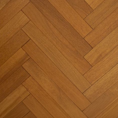Parquet Massif Tauari - Baton Rompu - Doré - Verni Mat - lar. 9.3 cm (1/5)