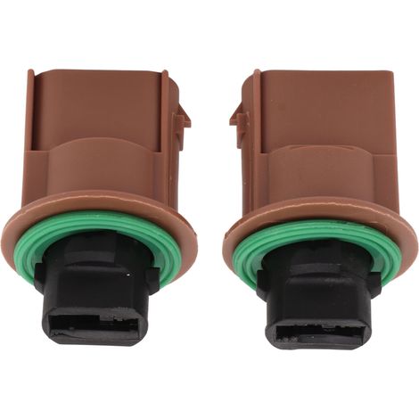 2-teilige vordere Blinkerfassung 9E53-13411-AA, kompatibel mit Ford Mustang und Fusion, vordere Blinkerbirne, Scheinwerferstecker-Ersatz. (1/5)