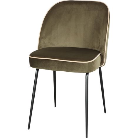 AUTRES Chaise tapissée avec un style Mid Century - modèle 005 - vert (1/4)