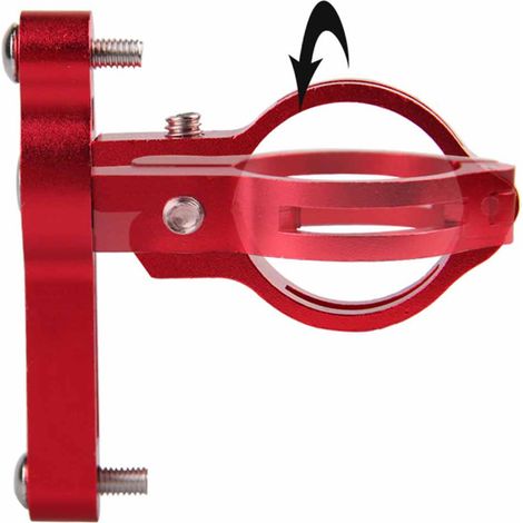 Adaptateur porte-bidon pour vélo d'extérieur, en alliage d'aluminium usiné CNC, avec base adaptatrice. (1/5)