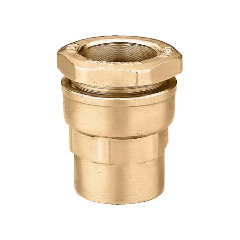 Weibliche Kupplung. Rohrdurchmesser Ø21, 1/2 "F-Anschluss Caleffi 890421  1/2"F - Ø 21
