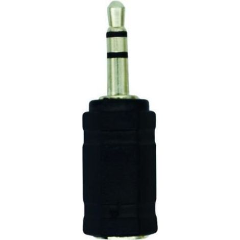 Adaptateur Audio - Jack Mini Jack Stéréo M vers Jack Micro Stéréo F - Noir - 1 Pièce