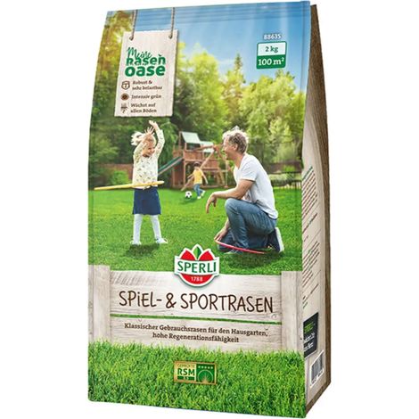 Sperli Spiel- und Sportrasen - 2 kg für ca. 100 m²