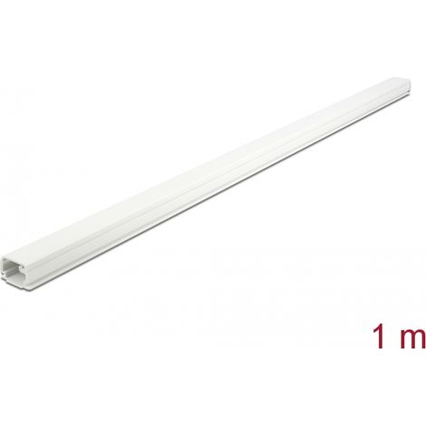 Delock Conducto para cables con cubierta 22 x 15 mm - longitud 1 m blanco