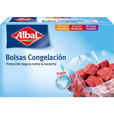 Gefrierbeutel 20 Small 15 Medium 10 Large BagsAlbal