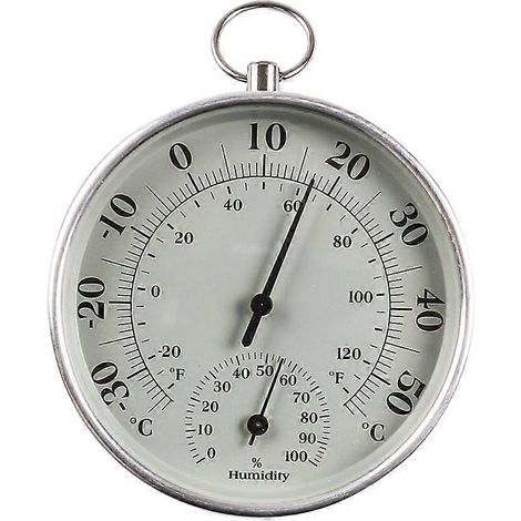 Thermomètre intérieur/extérieur 10 cm, thermomètre d'humidité, moniteur de température intérieure/extérieure, indicateur de température pour climatisation. (1/5)