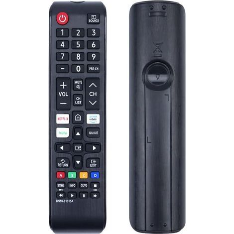 Remplacement Télécommande Universelle de Rechange pour Samsung Smart Universelle Télécommande pour Samsung Smart TV Télécommande de Rechange Compatible avec Tous Les Téléviseurs Samsung Télév (1/5)