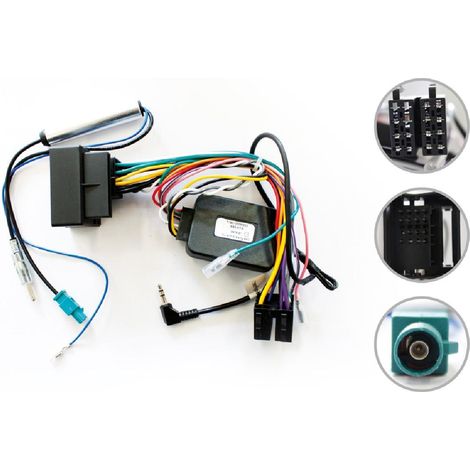 Interface commande volant CT4 compatible avec Peugeot Citroen sans autoradio Origine equivalent CTSPSA002 + FM