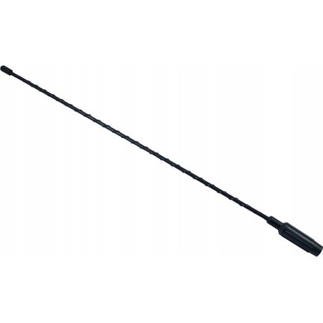 Antenna universale da tetto per auto, asta a frusta, 41 cm, 4 adattatori (1/5)