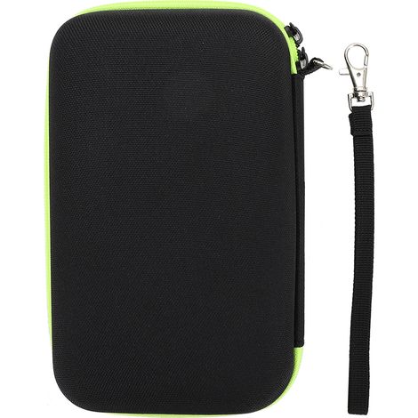 Étui de transport portable pour rasoir électrique, boîte de rangement en EVA avec fermeture à glissière, compatible Philips QP2530/2520, vert (1/5)