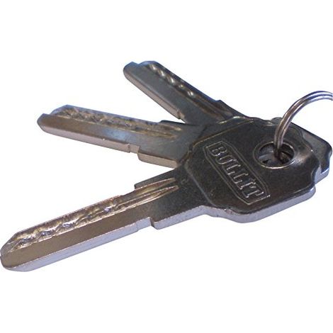Chiave Punzonata Ibfm K 2303 Originale Ottone Nichelato 20 Pezzi