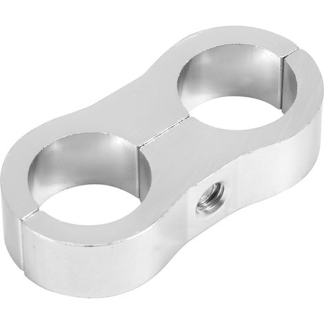 Collier séparateur de durite huile universel alliage aluminium AN8 argent pour voiture (1/5)