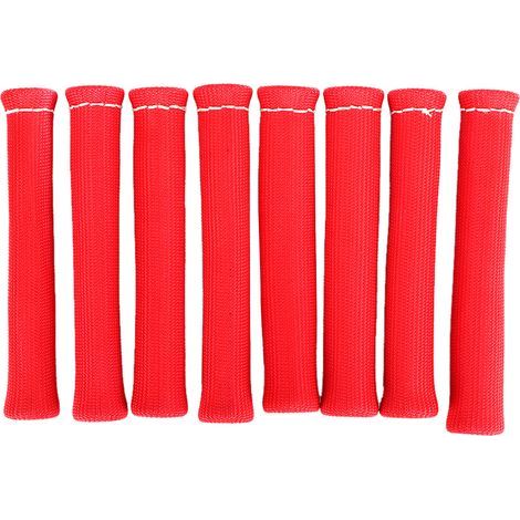 1600 Grad Zündkerzenschutz, 8 Stück, rotes Kabel, Hitzeschutzblech für den Anlasser, Isolator für Pkw und Lkw. (1/5)