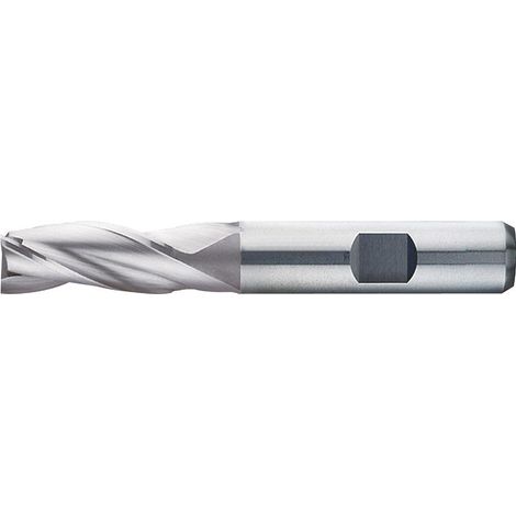 Langlochfräser lang HSS-Co8 DIN 1835 B 3-Schneiden FORUM 5,0 mm (1/5)