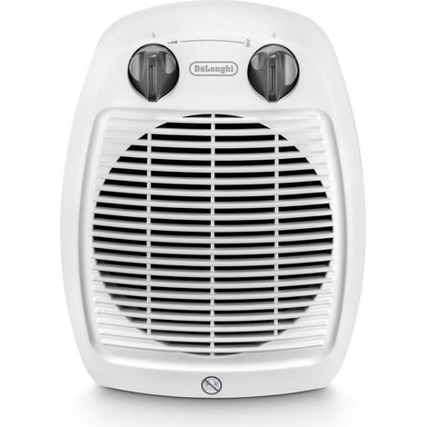 De’Longhi HVA3220 calefactor eléctrico Interior Gris, Blanco 2000 W Ventilador eléctrico