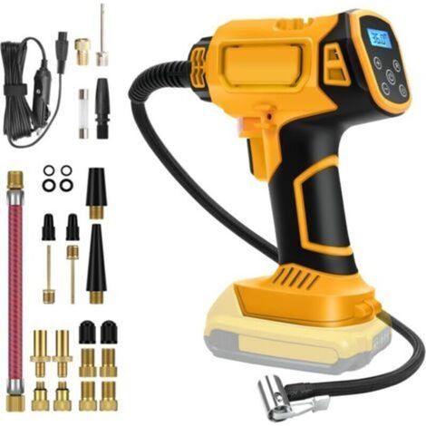 Compresseur de batterie pour Dewalt 21 V, 130 psi, pompe à air électrique, affichage numérique de la pression (1/5)