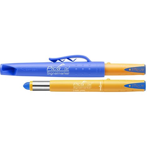 PICA 8080 MARCADOR PERMANENTE DE GEL (BLANCO) COLOR AZUL