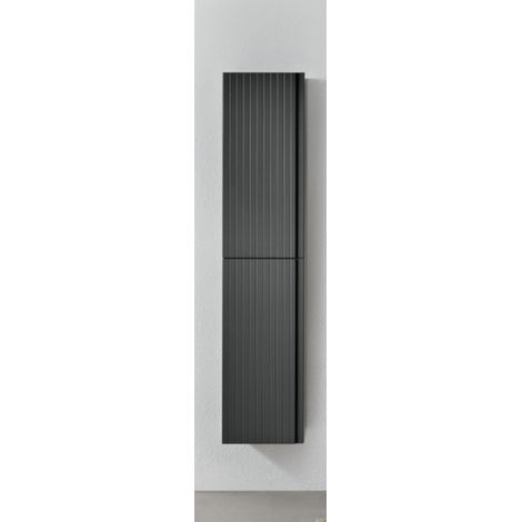 Colonna da bagno reversibile moderna ARTICO a 2 ante ANTRACITE OPACO (1/2)