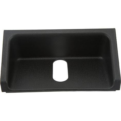 Coffre de rangement pour voiture 2 couvercles pliable compartiments multiples organiseur plastique avec sac imperméable noir gris (1/5)