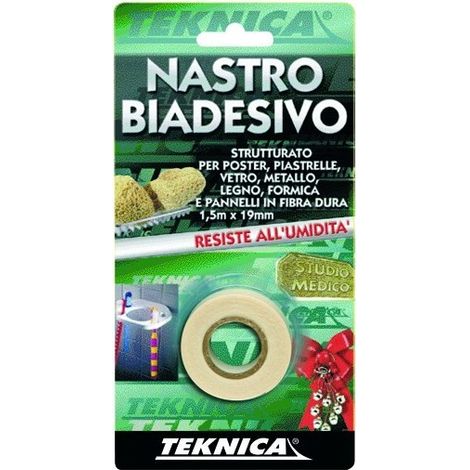 NASTRO BIADESIVO SCHIUMATO 19MMX1,5