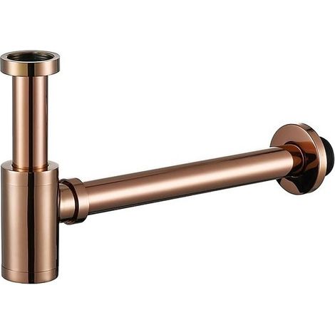 Sifone di scarico per lavabo colore oro rosa  KS050GR kamalu