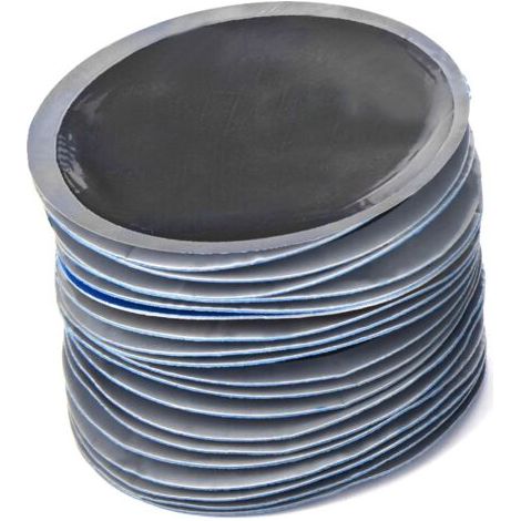 Aiperq Schachtel mit 80 runden 58-mm-Naturkautschukflicken - Zur Reparatur schlauchloser Autoreifen (1/4)