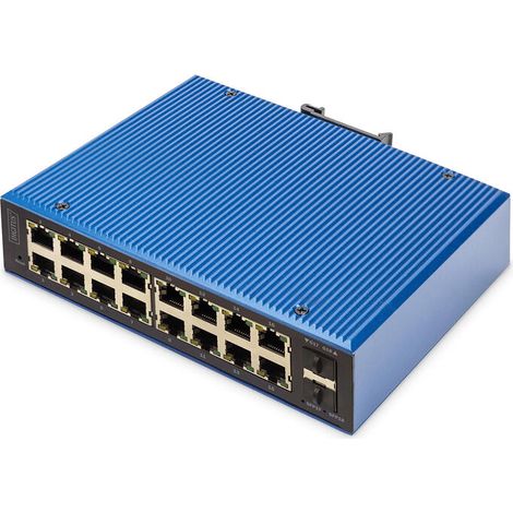 Digitus 16+2P Industrial Gigabit Ethernet PoE Switch L2 managed (1/4)