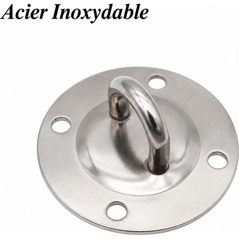 Plaque de fixation plafond ronde seule M990 mm en acier inoxydable 201 m9 90 201 acier 13 × 8 × 4 cm 170 g – Livraison gratuite