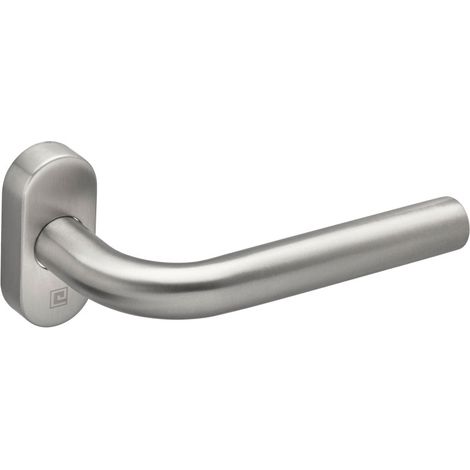 Ensemble sur rosace ovale étroite JADE 1194 inox - HERACLES - B-INOX-RE01 (1/3)