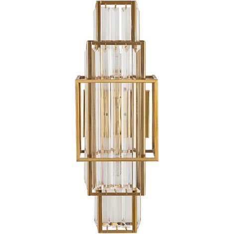 Bordeaux - lampada da parete in cristallo, oro, grande, 58 cm (1/3)