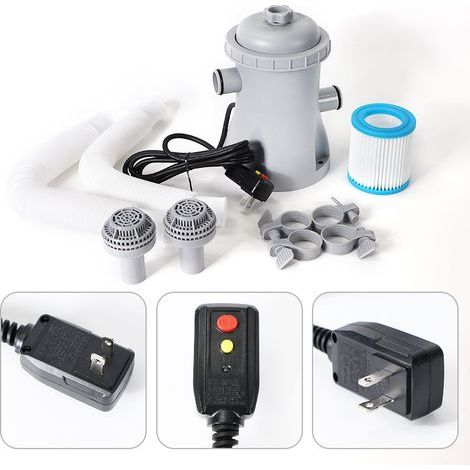 Pompe de Filtration pour Piscine - Circulation, Filtrage des Impuretés