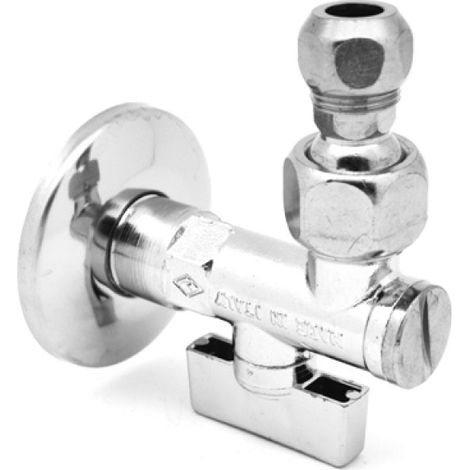 RUBINETTO SOTTOLAVABO A SFERA CON FILTRO A SNODO 1/2x10 DN 8/PN 10