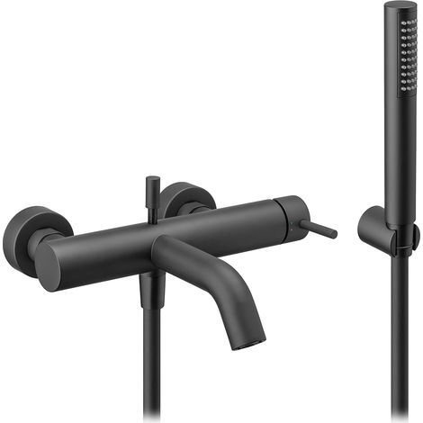 Miscelatore vasca esterno nero opaco Vema MAIRA V27081