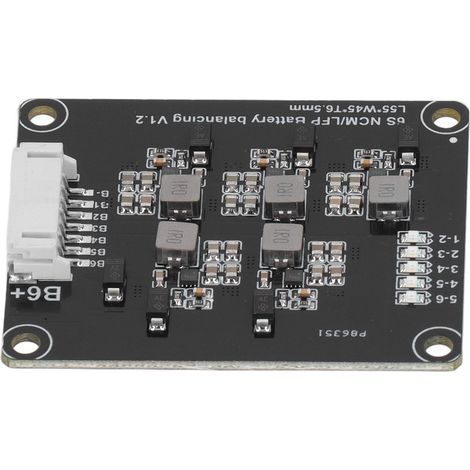 Carte d'équilibrage de batterie 6S, égaliseur actif inductif à faible consommation, avec indicateur lumineux de câble, 1,2 A, 2,0 V – 4,5 V (1/5)