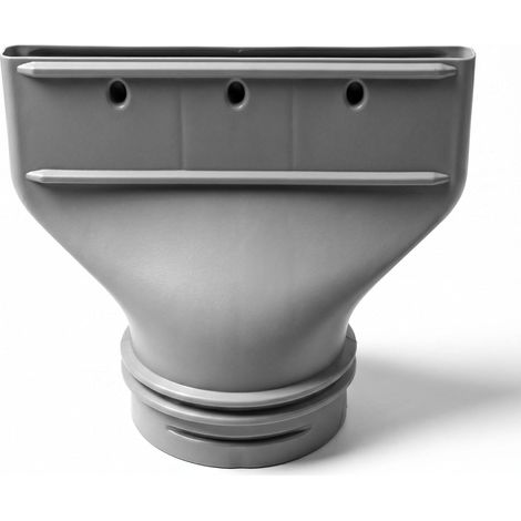 Adattatore per tubo di scarico del condizionatore d'aria per finestra piatta 130mm/150mm per condizionatore mobile, finestra da tetto, asciugatrice, plastica (1/5)