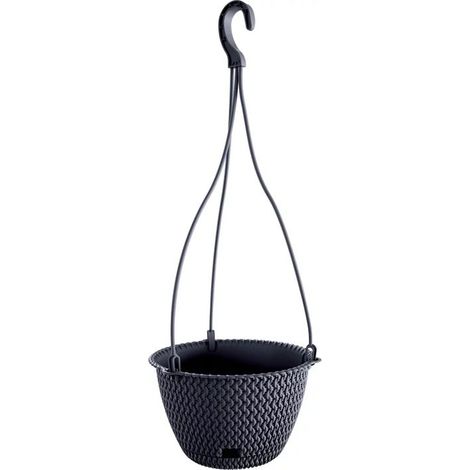 Splofy Round W DSPW270 Hängeblumentopf anthrazit Prosperplast
