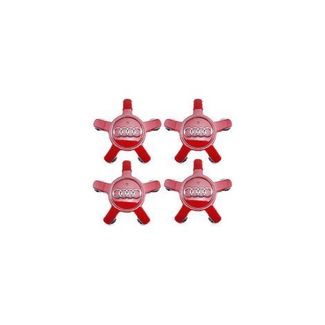 TAISHENGDA-Cache Moyeu 135mm Convexe pour Audi A3 A4L A5 A6L A7 A8L Q5 Couvercle de Roue 5 Branches Lot de 4 (1/5)