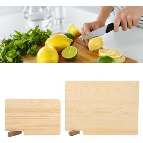 Tabla de cortar de bambú, juego de coloridas tablas de cortar de madera, superficie antibacteriana, perfectas para cortar pan, verduras, frutas y carnes -Crezuo