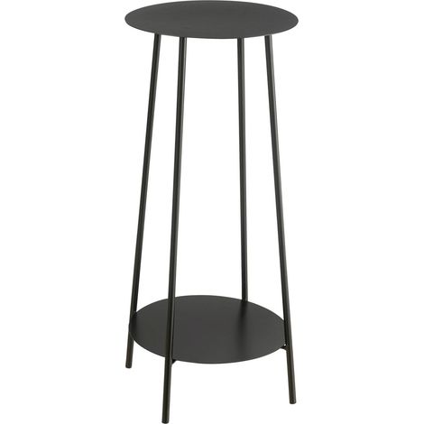 Sellette porte plante en métal noir - noir (1/5)