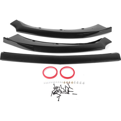 Kit 3 lames de pare-chocs avant pour Ford Mustang 2015-2020, protection de spoiler, accessoire de tuning automobile (1/5)