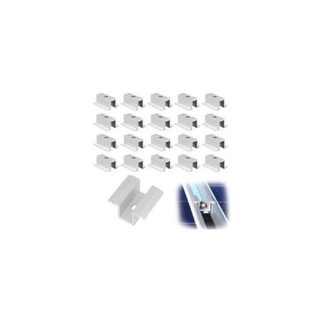 15-teiliges Set Montagehalterungen für Solarmodule, 8-mm-Photovoltaik-Solarmodul-Montagehalterung, Photovoltaik-Solarset, Photovoltaikmodul-Montage (1) (1/4)