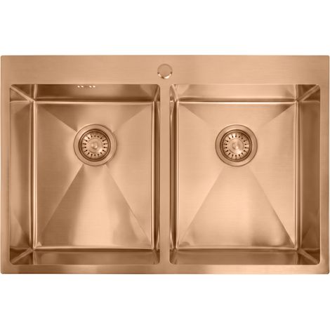 Steel Sink Rea Joel Brush Copper