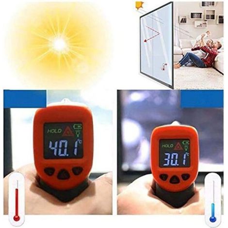 Film Protection Solaire - 99% Anti UV - Isolation Thermique - Pour Fenêtre - Argent - 40 x 400 cm (1/4)