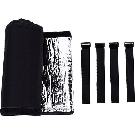 Gaine isolante 3 couches pour tuyaux de cuivre CVC, en tissu Oxford 600D, pour climatiseur mini split extérieur, avec fermeture auto-agrippante noire, 183 x 26 cm, 4 sangles incluses. (1/5)