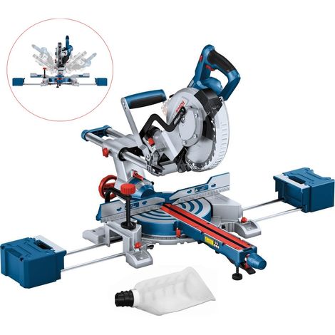 BOSCH GCM 18 V-216D N 18v Slide compound mitre saw 216mm blade (1/5)