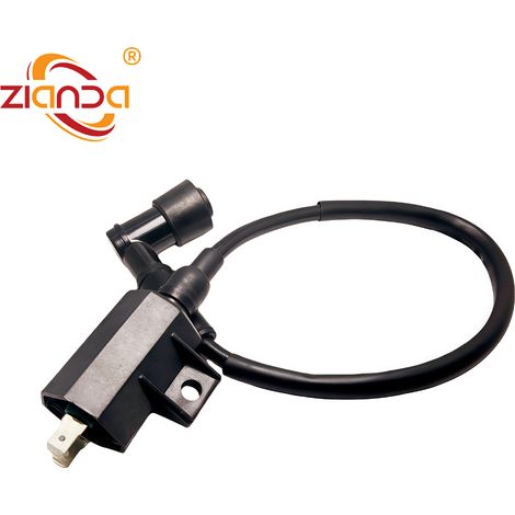Bobine d'allumage pour moto compatible avec les modèles Prairie 360 et Bayou 250 (références 21121-1160 et KVF360A). (1/2)