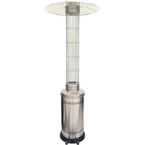 STUFA AEREA PATIO CILINDRICA TEPORUS 10,5KW INOX
