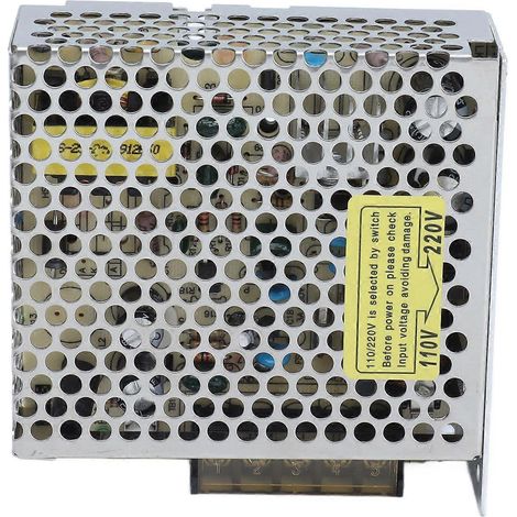 Alimentation à découpage, protection de sécurité, résistance à l'abrasion, alimentations en alliage d'aluminium S-25-24 (1/4)